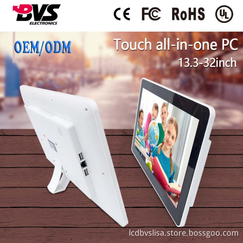 21.5 inch WIFI Network All In One PC Android 4.4 Touch PC For Indoor Standing